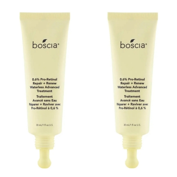 Set of 2: Boscia 0.6% Pro-Retinol Repair + Renew Waterless Advanced Trea… - Picture 1 of 5